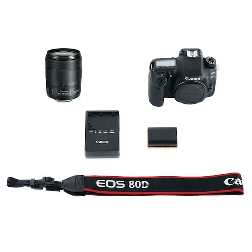 Cámara Canon EOS 80D Ef-S18-135mm