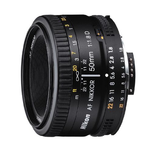 Lente Nikon AF 50 mm F / 1.8D