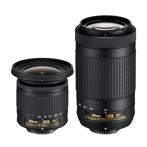 Lentes Nikon Kit AF-P 10-20MM + AF-P 70-300MM