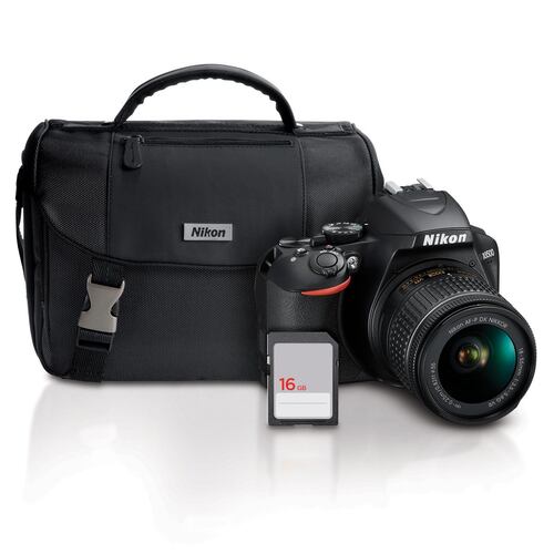 Cámara Nikon D3500 18-55mm+ Case+ SD 16GB
