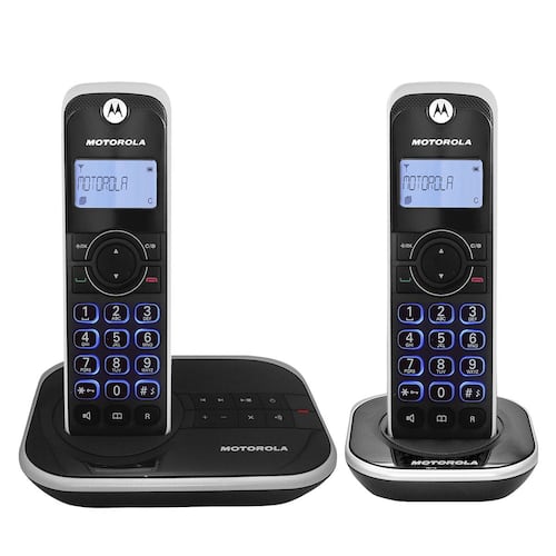 Teléfono de Casa Dúo Negro Motorola