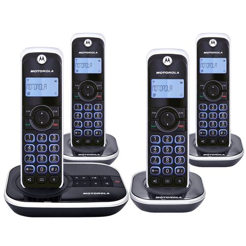 Las mejores ofertas en Teléfonos inalámbricos Motorola Negro y Auriculares  2 Auriculares