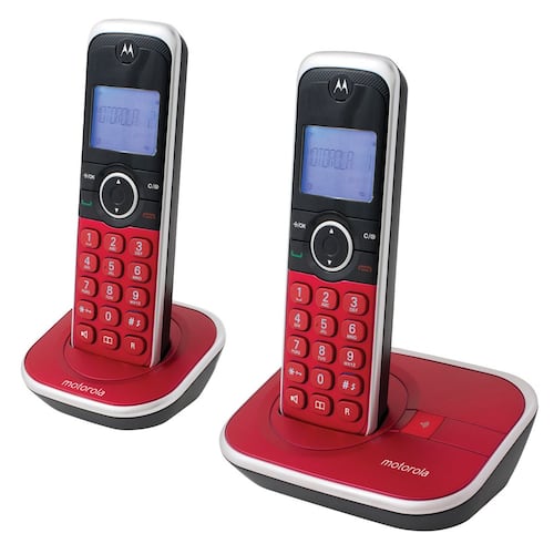 Teléfono Casa Motorola GATE4800R-2 Rojo