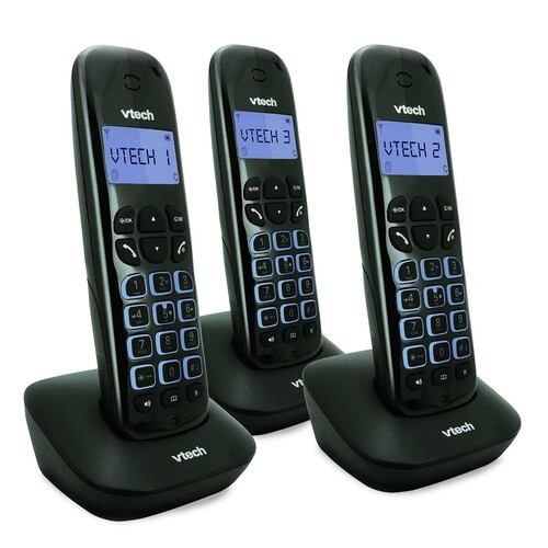 Teléfono Inalámbrico VTECH VT685-3 Negro