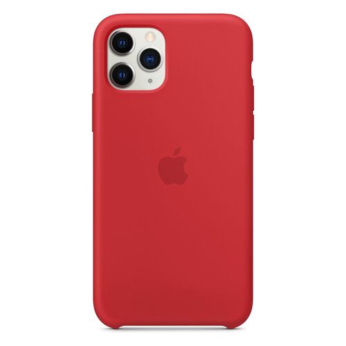 Funda de Silicón para iPhone 11 Pro Rojo