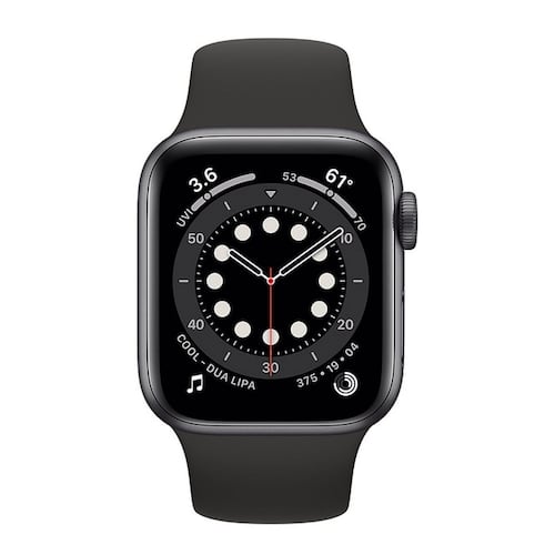 Apple Watch S6 GPS Gris 40mm con Correa Negra