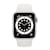 Apple Watch S6 GPS Plata 40mm con Correa Blanca