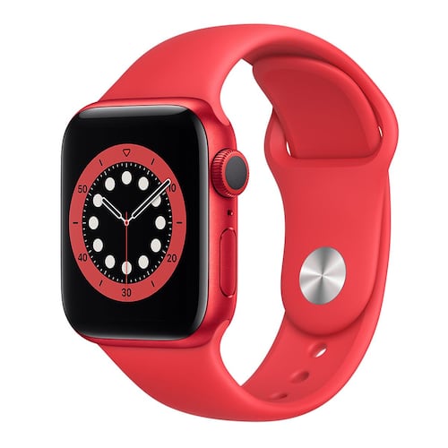 Apple Watch S6 GPS Roja 40mm con Correa Roja