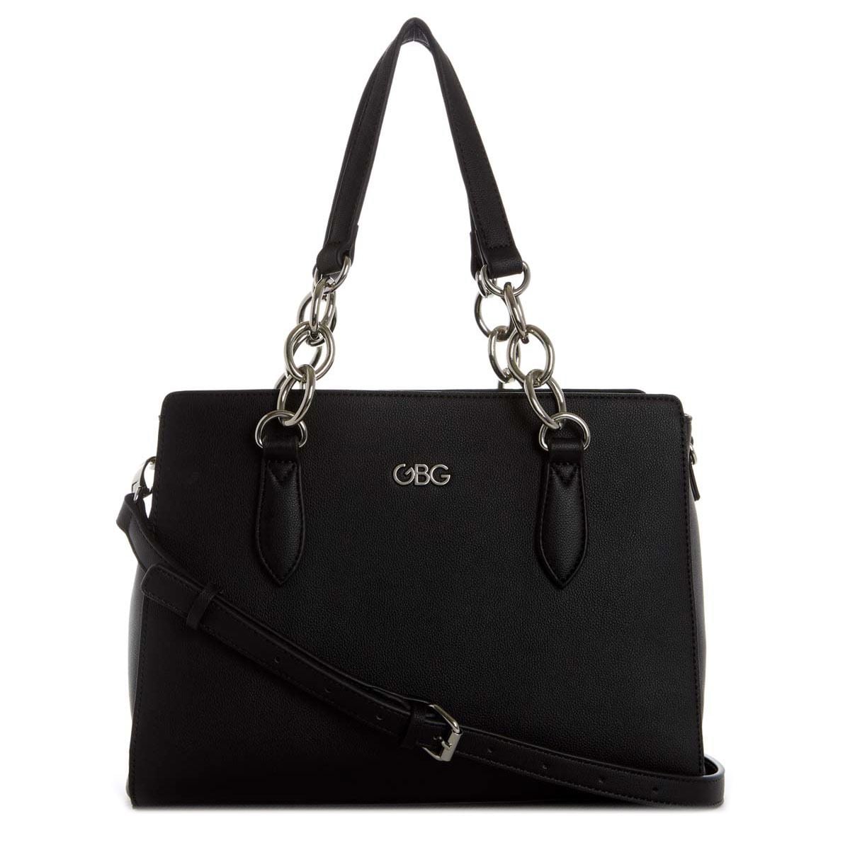 Bolso G By Guess Sanchez satchel negro