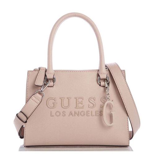 Bolsa Guess Satchel Rosa Claro
