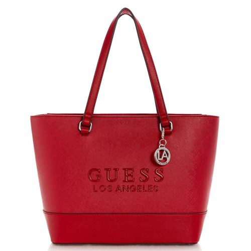 Bolsa Guess Factory rodney carryall rojo sf792622