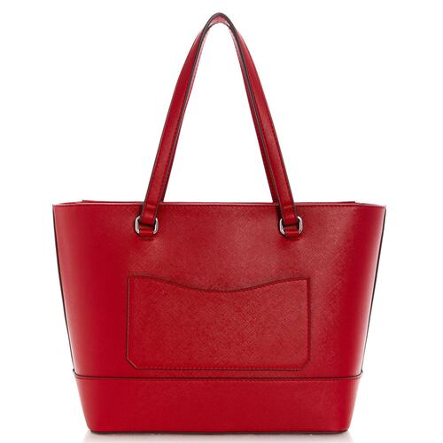 Bolsa Guess Factory rodney carryall rojo sf792622