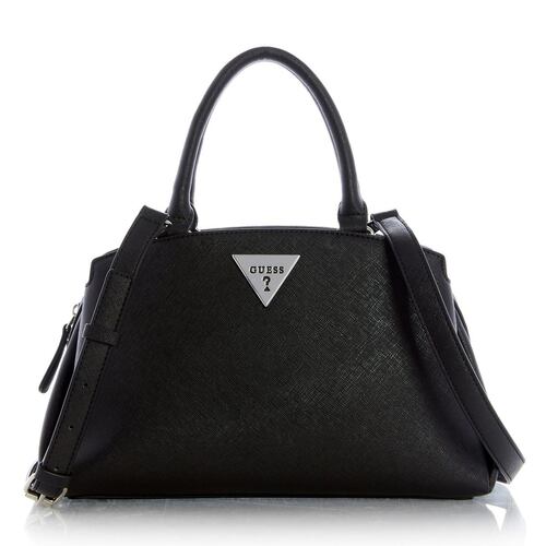 Bolsa Guess Factory tupelo satchel negro sf826605
