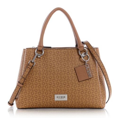 Bolsa Guess Factory menville satchel cafe medio sv793407