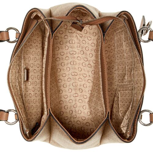 Bolsa Guess Factory menville satchel cafe medio sv793407