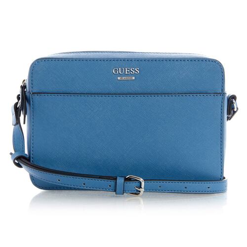 Bolsa Guess Factory kalei mini camera crossbody azul SF806179