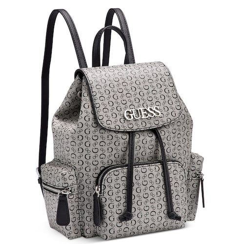 Bolsa guess factory estilo backpack en color negro modelo sv817032-bla