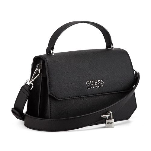 Bolsa Guess Factory Estilo Crossbody En Color Negro Modelo Sf885078-Bla
