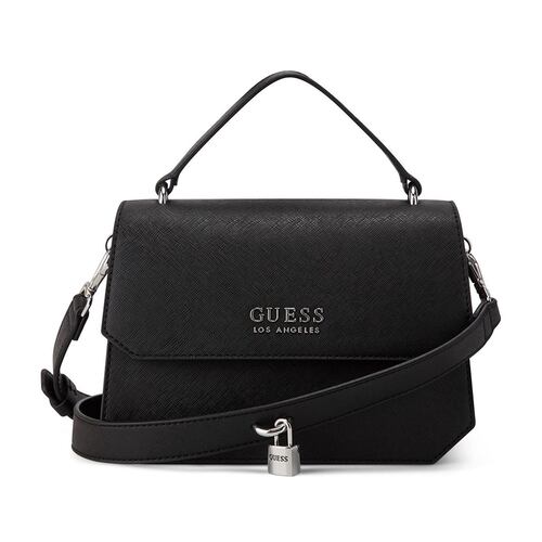 Bolsa Guess Factory Estilo Crossbody En Color Café Multi Modelo Sg885078-Khm