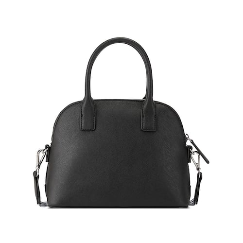 Bolsa Guess Factory Estilo Small Satchel En Color Negro Modelo Sf885905-Bla