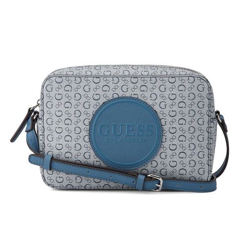 Bolsa Guess Factory Estilo Crossbody En Color Azul Modelo Sv872469-Den