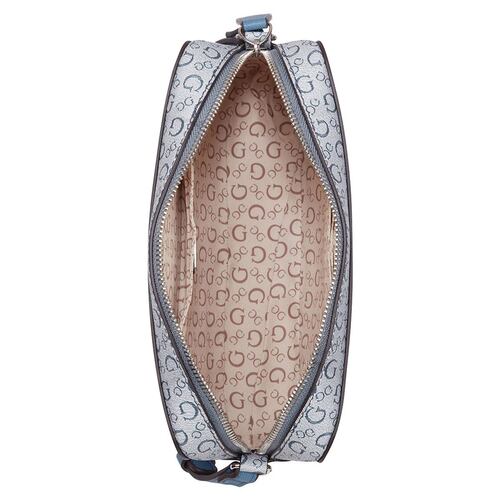 Bolsa Guess Factory Estilo Crossbody En Color Azul Modelo Sv872469-Den