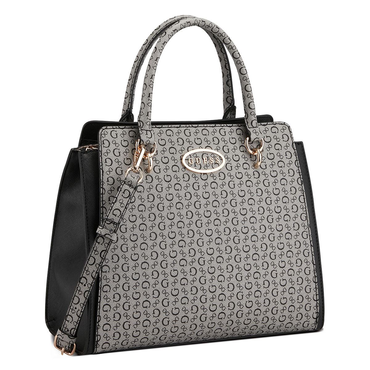 Bolsa guess best sale gris con negro