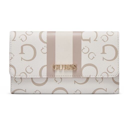 Cartera Slg Cluth en color beige Guess Factory