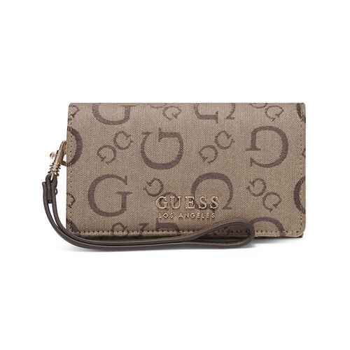 Cartera Guess Factory Phone Organizer en color Café
