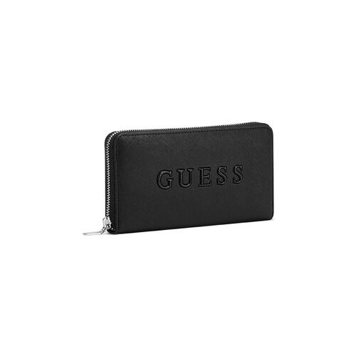Cartera Slg Zip Around En Color Negro Guess Factory