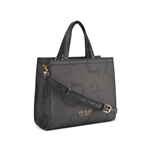 Bolsa mini tote en color negro Guess Factory