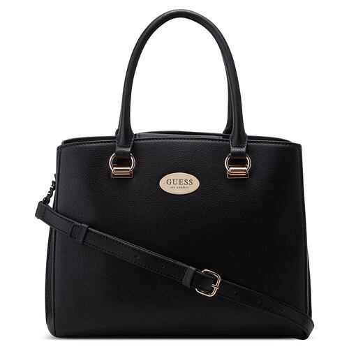 Bolso Satchel Guess Factory Negro para Mujer