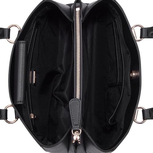 Bolso Satchel Guess Factory Negro para Mujer