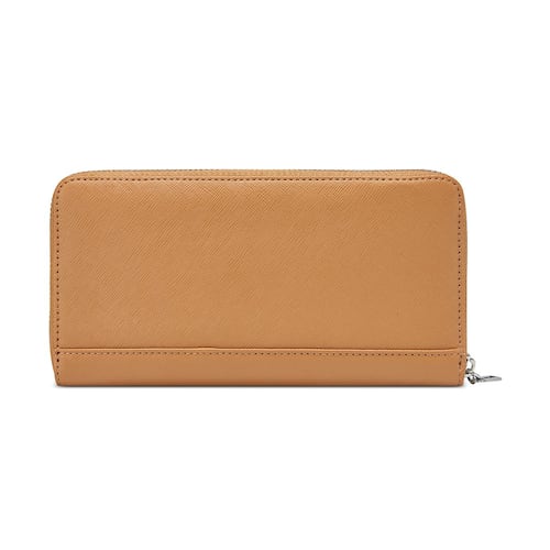 Cartera Zip Medium Guess Factory Café medio para Mujer