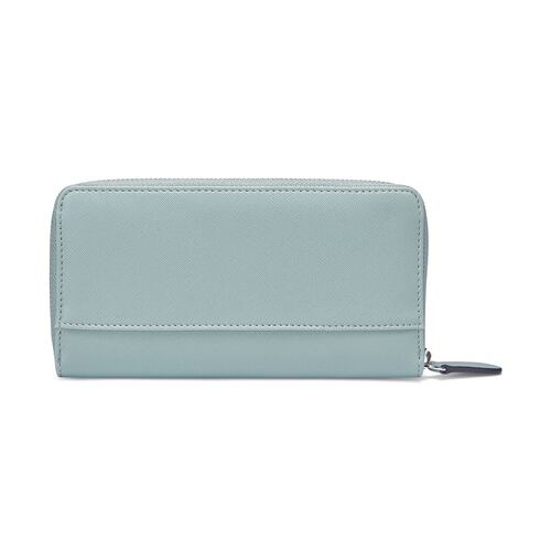Cartera Medium Zip Aound Guess Factory Azul para Mujer