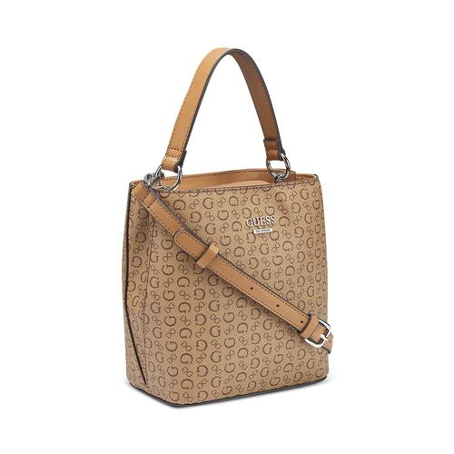 Bolso Mini Bucket Guess Factory Café para Mujer