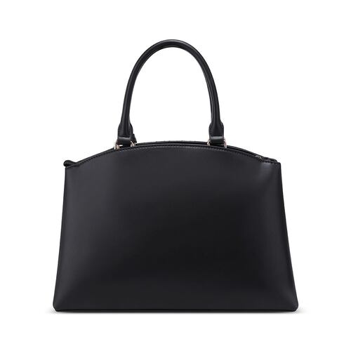 Bolsa satchel en color negro Guess Factory