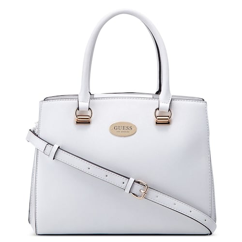 Bolso Satchel Guess Factory Blanco para Mujer