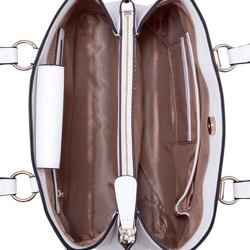 Bolso Satchel Guess Factory Blanco para Mujer