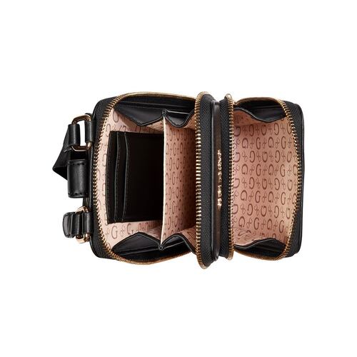 Bolso Crossbody Negro Guess Factory para Mujer