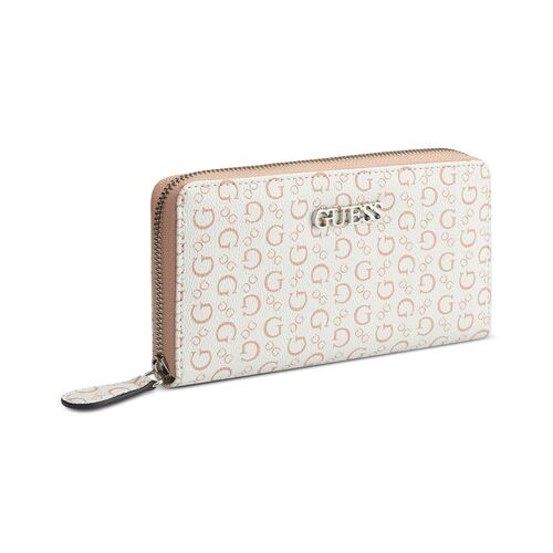 Cartera Zip Round Rosa Guess Factory para Mujer