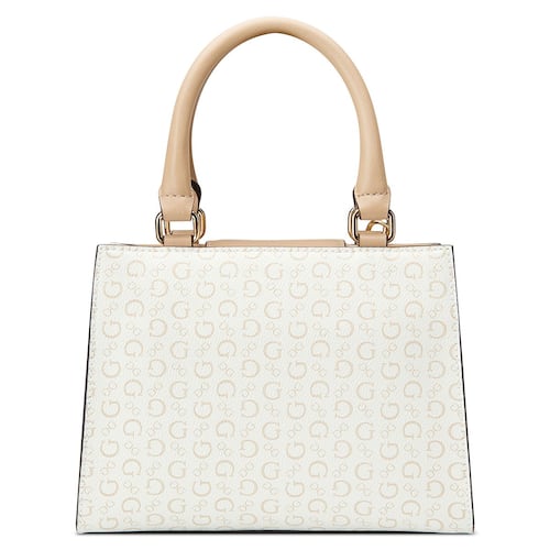 Bolso Satchel Blanco Guess Factory para Mujer