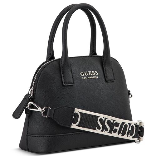 Bolso Satchel Guess Factory Negro para Mujer