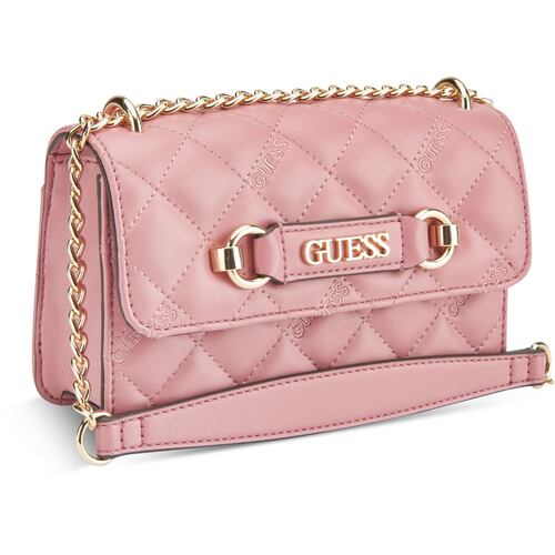 Bolso Crossbody Guess Factory Rosa para Mujer