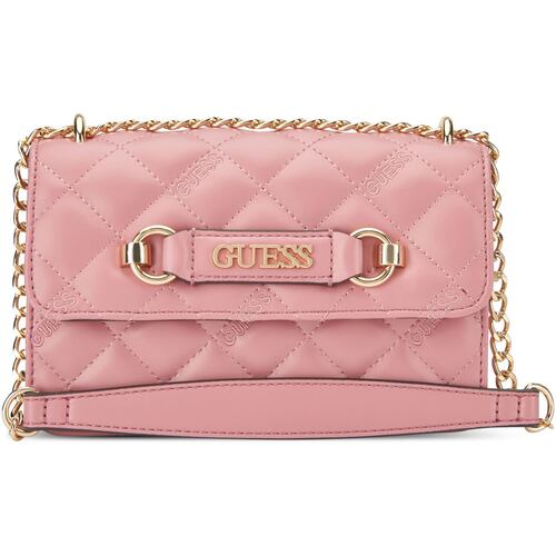Bolso Crossbody Guess Factory Rosa para Mujer