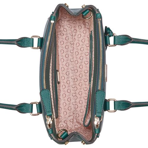 Bolso Satchel Guess Factory Verde para Mujer