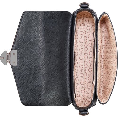 Bolso Crossbody Guess Factory Negro para Mujer