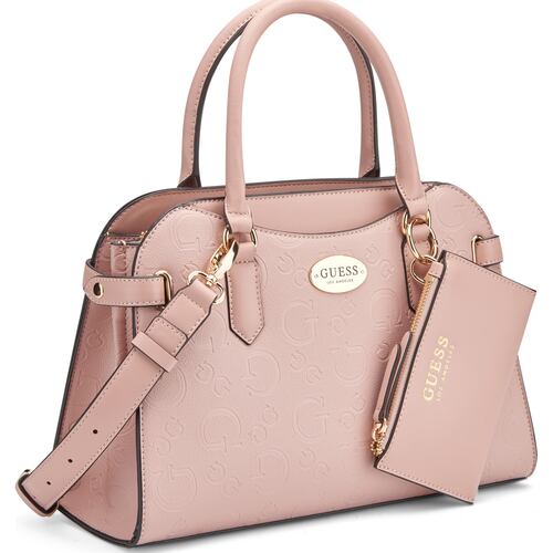 Bolso Satchel Guess Factory Rosa para Mujer