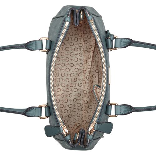 Bolso Satchel Guess Factory Verde para Mujer