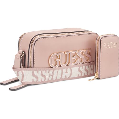 Bolso Crossbody Guess Rosa Claro para Mujer